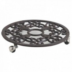Cast Iron Rolling Plant Stand