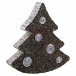 Juletræ af genbrugspapir