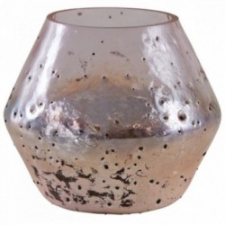 Wazon róży i złotej szkła