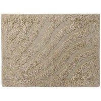 Tappetino da bagno in cotone, morbido tappetino da doccia, tappetino da  bagno beige 80x50x0,5 cm (