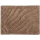 Bomullsbadmatta, Fluffy Duschmatta, Beige Badrumsmattan, Grå, Brun 80x50x0,5cm (brun)
