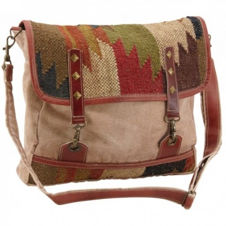 Sac besace en coton kilim Ethnique