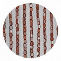 Wooden Door Curtain 66 Anheng | Natural Pearl Anti-Fly Dør for inngang og terrasse