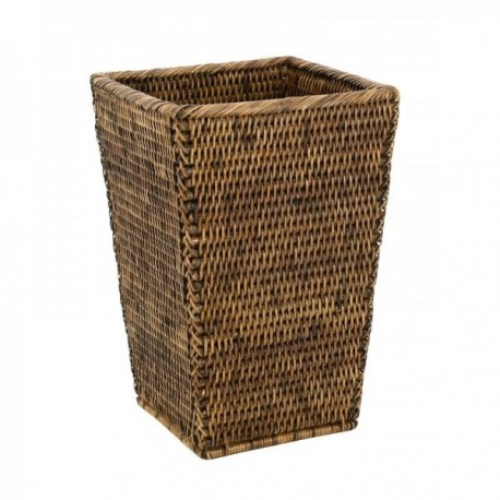 Antik Rattan Blackboard Paper Kurv