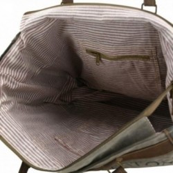 Sac en coton et cuir de buffle Charleston