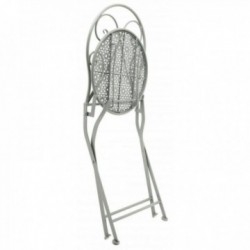 Forged metal folding garden chair