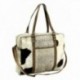 Bolsa Algodão Alta Ombro e Cowhide