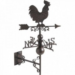Cast iron rooster weather vane