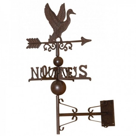 Cast iron goose weathervane