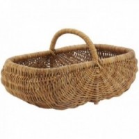 Rectangular basket in pot