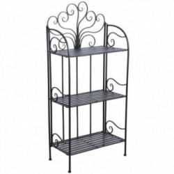 Składana półka w czarnych...