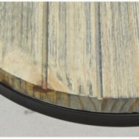 Seria 2 czarnego metalowego siodła z drewnianymi tackami