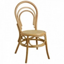 Rattan dining chair with...