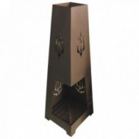 Rusty metallipuutarha