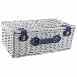 Picnic suitcase in white...