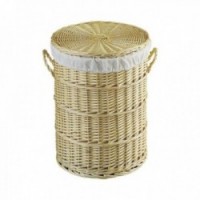 Seria 3 okrągłych wiklinowych pralni