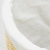 Seria 3 okrągłych wiklinowych pralni