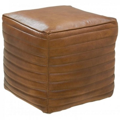 Nahka Square Pouf 40 x 40 x 42