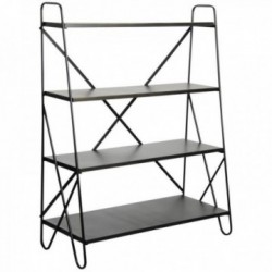 Metal shelving unit with 4...
