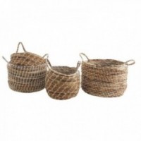 Set van 4 ronde bananenplanters