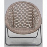 Polyrésine Garden Living Room miedzi 2 fotele + 1 stół