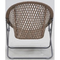 Kobber Polyresin Havemøbler 2 Lænestole + 1 Bord