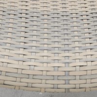 Harmaa Polyrésine Garden Olohuone 2 nojatuolit + 1 pöytä