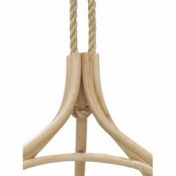 Garden swing to hang cane in natural rattan