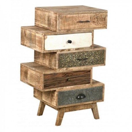 Dresser Zygzakowaty w 5 szufladach