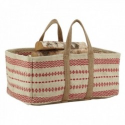Natural and red-dyed jute...