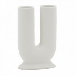 Vase aus weißem Porzellan