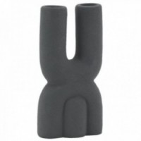 Wazon czarny porcelanowy