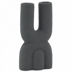 Wazon czarny porcelanowy