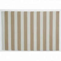 Beżowy i biały polipropylenowy ogród macierzysta 120 x 180