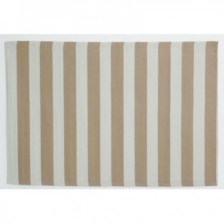 Beige ja valkoinen polypropyleeni ulkona puutarha Mat 120 x 180