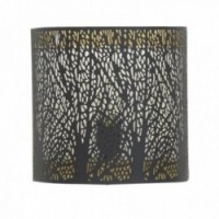 Openwork metalowe światło ścienne