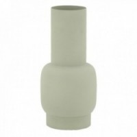 Kevyt vihreä metalli maljakko