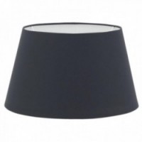 Black cotton lampshade for table lamp