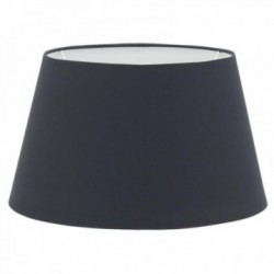 Lampenschirm aus schwarzer Baumwolle für Tischlampe