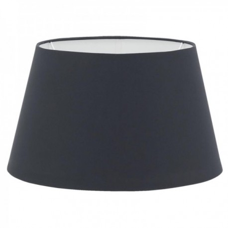 Paralume in cotone nero per lampada da tavolo