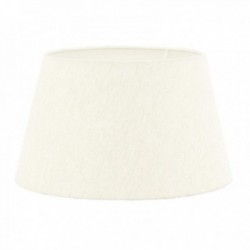 Witte linnen lampenkap voor tafellamp