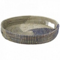 Round SeaFrun Service Taca 2 Uchwyty Ø 40 H 6,5 cm