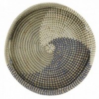 Pyöreä merenrantapalvelut 2 Kahvat Ø 40 h 6,5 cm