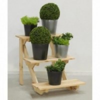 Mensola in legno per piante e vasi da fiori