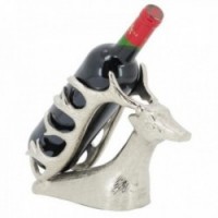 Deer shaped aluminum pourer bottle holder