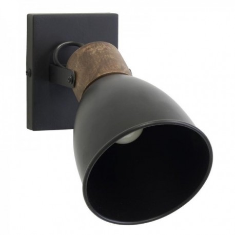 Wall lamp Spot metal and wood: adjustable lighting Industrial design & interstic interior design