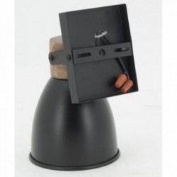 Vegglampe Spot Metal og tre: Justerbar belysning Industriell design og Interstic Interior Design