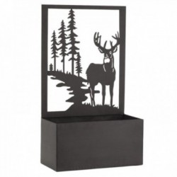 Deer metal planter box
