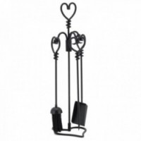 Taottu rauta takka palvelija