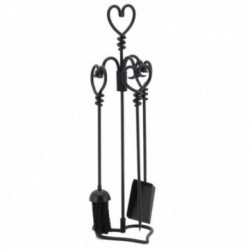 Służący kominek z kutego...